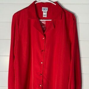 BEA Classics Size 14 (24-104) Red Blouse
